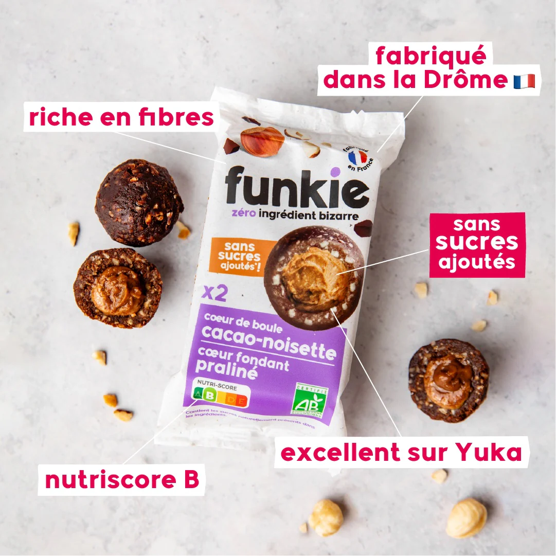 LOT Cœurs de Boule Cacao • Noisette Praliné x4 - Image 3