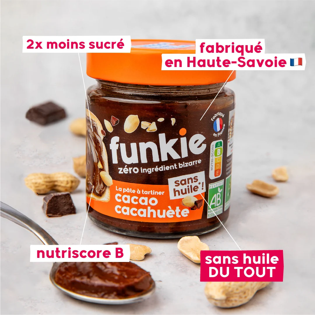 LOT pâtes à tartiner Onctueuse • Cacao Cacahuète x3 - Image 4