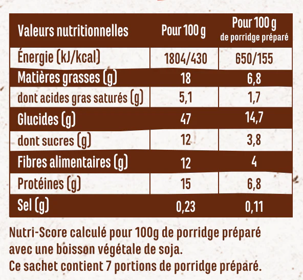 LOT porridges • chocolat-cacahuète x3 - Image 3